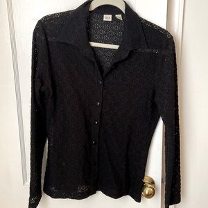 Gap women’s unlined  lace blouse
